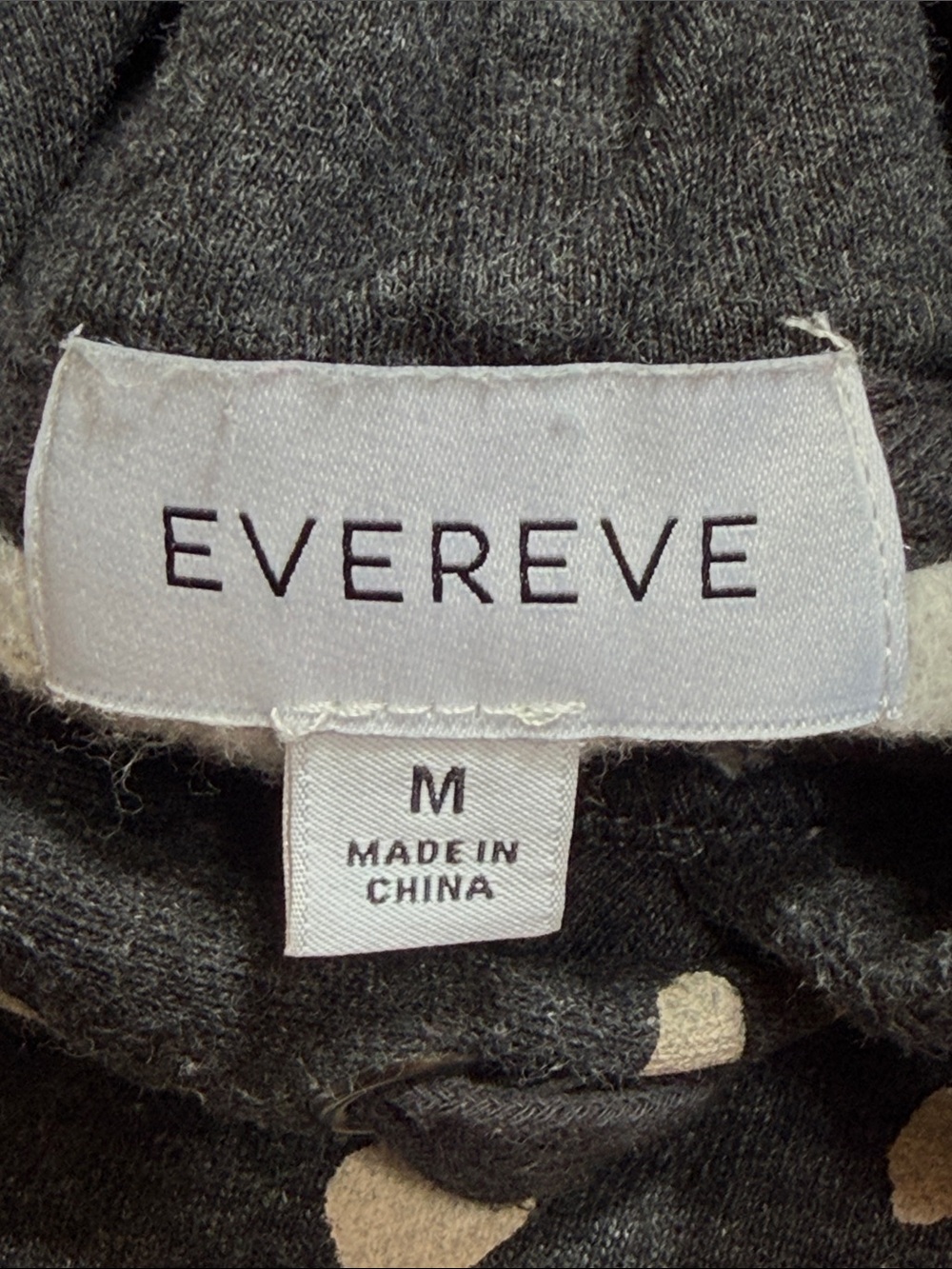Evereve Charcoal Leopard Print Hoodie - Picture 5 of 14